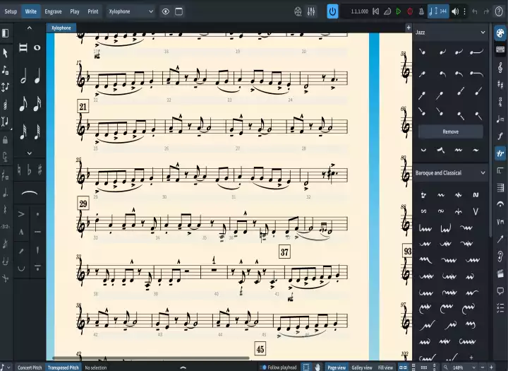 Score Engraving Notation Files Deliverable